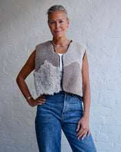 Load image into Gallery viewer, Sheepskin Waistcoat Grey