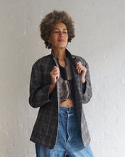 Load image into Gallery viewer, Oversized Blazer Check