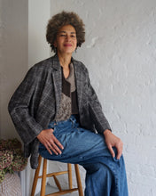 Load image into Gallery viewer, Oversized Blazer Check