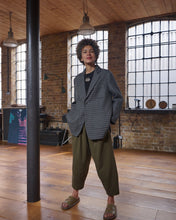 Load image into Gallery viewer, Oversized Blazer Houndstooth