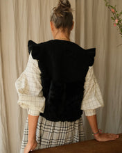 Load image into Gallery viewer, Sheepskin Waistcoat Ruffle