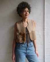 Load image into Gallery viewer, Sheepskin Waistcoat Scallop
