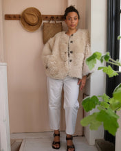 Load image into Gallery viewer, Patchwork Sheepskin Coat