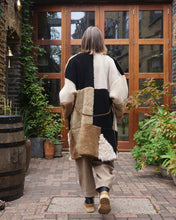 Load image into Gallery viewer, Patchwork Sheepskin Coat