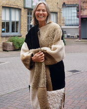 Load image into Gallery viewer, Patchwork Sheepskin Coat