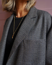 Load image into Gallery viewer, Oversized Blazer Check