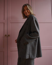 Load image into Gallery viewer, Oversized Blazer Check