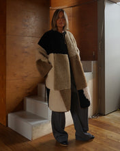 Load image into Gallery viewer, Patchwork Sheepskin Coat