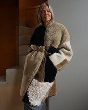 Load image into Gallery viewer, Patchwork Sheepskin Coat