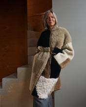 Load image into Gallery viewer, Patchwork Sheepskin Coat