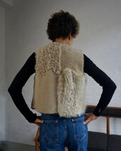 Load image into Gallery viewer, Sheepskin Waistcoat W/ Tie