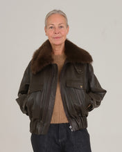 Load image into Gallery viewer, Relaxed Leather Jacket