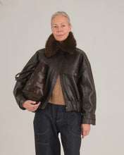 Load image into Gallery viewer, Relaxed Leather Jacket