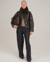 Load image into Gallery viewer, Relaxed Leather Jacket