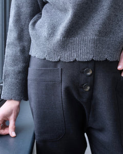 Raf Button Front Trouser