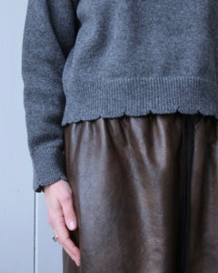 Suki Leather Skirt