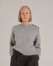 Load image into Gallery viewer, Ava Shoulder Button Sweater