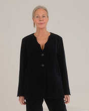 Load image into Gallery viewer, Scalloped Neck Blazer