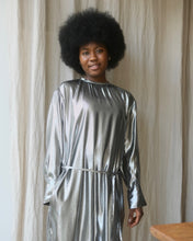 Load image into Gallery viewer, Silver Maxi Dress