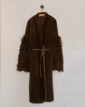 Load image into Gallery viewer, Sheepskin Wrap Coat
