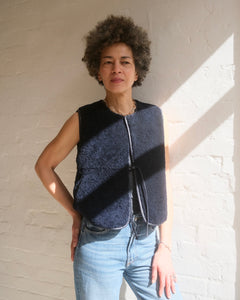 Reversible Sheepskin Waistcoat