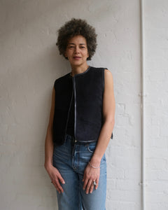 Reversible Sheepskin Waistcoat