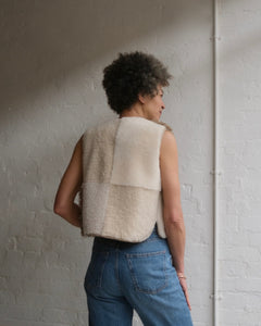 Reversible Sheepskin Waistcoat