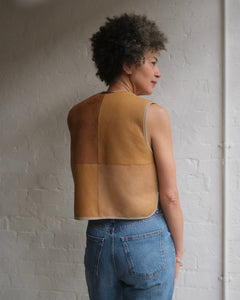 Reversible Sheepskin Waistcoat