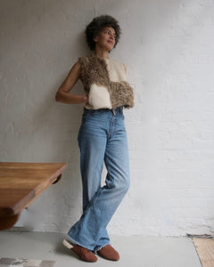 Reversible Sheepskin Waistcoat