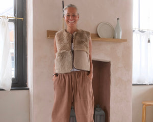 Camille Sheepskin Waistcoat