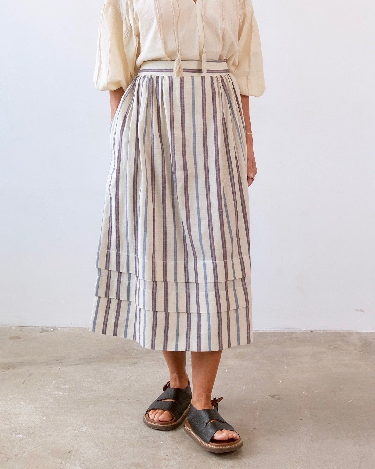 【WONDER WONDER】shirring layered diagonal offshoulder L/S T Products – Studio Wylder