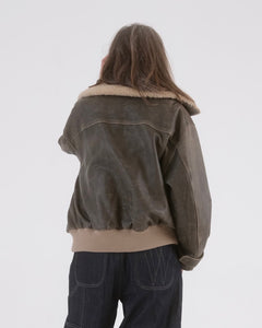 Relaxed Leather Jacket