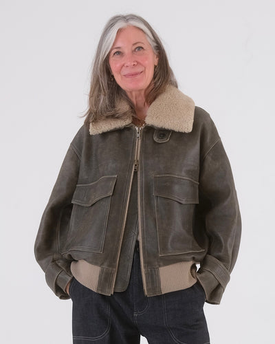 Relaxed Leather Jacket