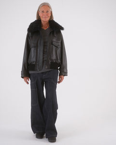 Relaxed Leather Jacket