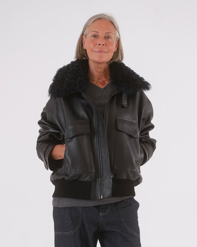 Relaxed Leather Jacket