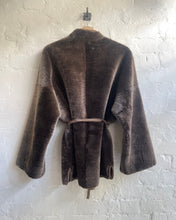 Load image into Gallery viewer, Reversible Sheepskin Wrapover Jacket