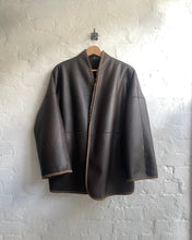 Load image into Gallery viewer, Reversible Sheepskin Wrapover Jacket