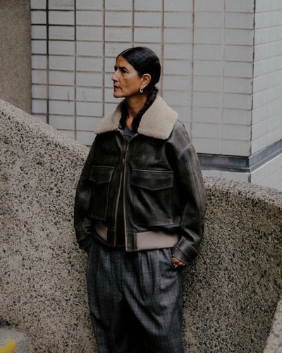 Relaxed Leather Jacket