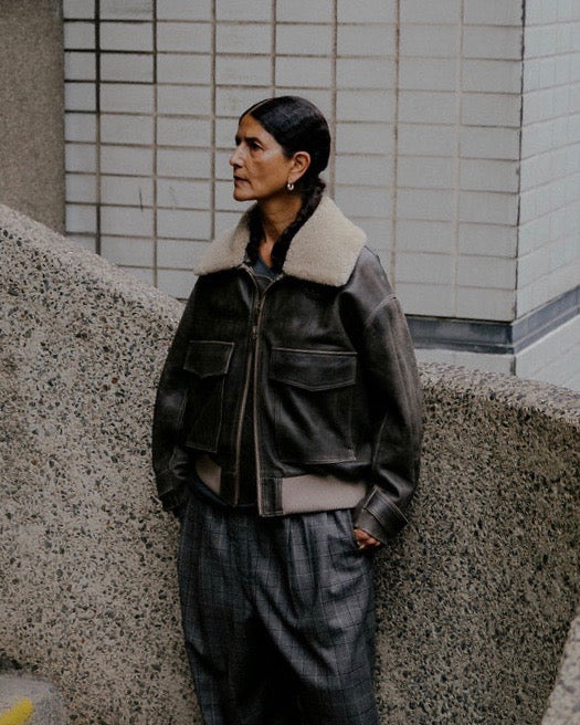 Relaxed Leather Jacket