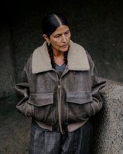 Load image into Gallery viewer, Relaxed Leather Jacket