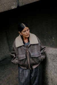 Relaxed Leather Jacket