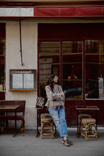 Load image into Gallery viewer, Orla Peplum Sheepskin Jacket