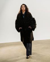 Load image into Gallery viewer, Sheepskin Wrap Coat