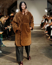 Load image into Gallery viewer, Sheepskin Wrap Coat