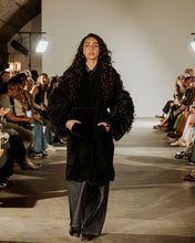 Load image into Gallery viewer, Sheepskin Wrap Coat