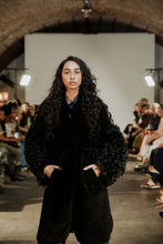 Load image into Gallery viewer, Sheepskin Wrap Coat