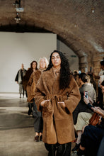 Load image into Gallery viewer, Sheepskin Wrap Coat