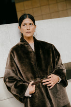 Load image into Gallery viewer, Sheepskin Wrap Coat