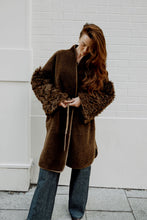 Load image into Gallery viewer, Sheepskin Wrap Coat