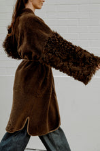 Load image into Gallery viewer, Sheepskin Wrap Coat